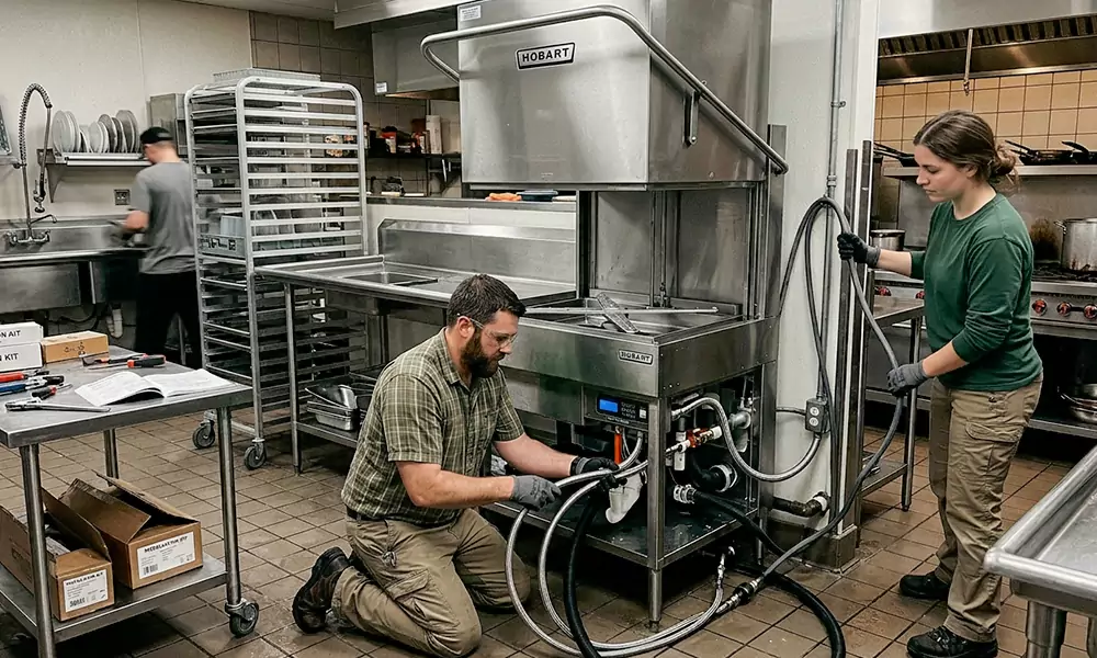 Commercial Dishwasher Installation in Watertown, MA
