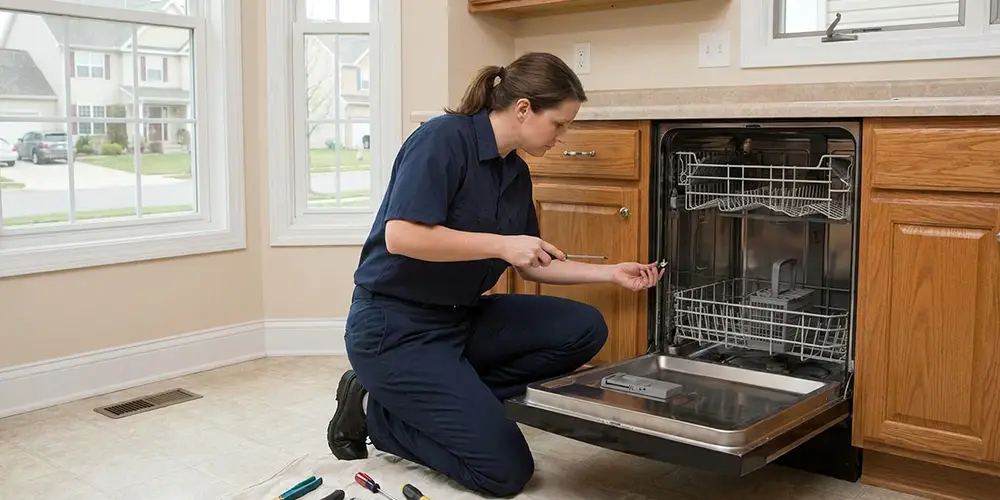 Dishwasher Latch Replacement in Watertown, MA