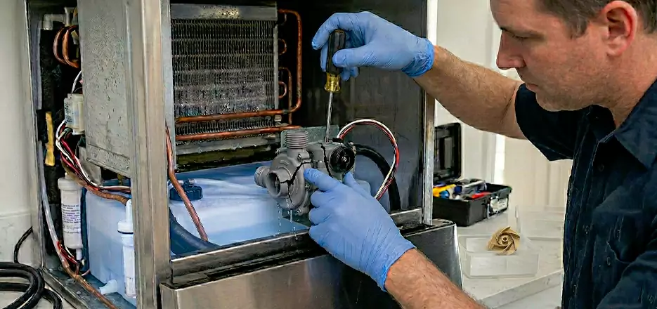 Commercial Ice Maker Water Pump Repair in Watertown