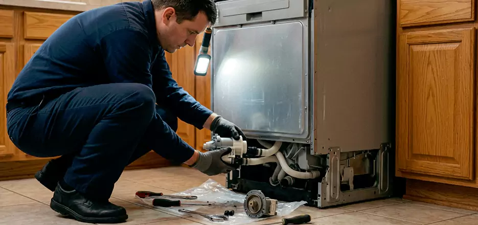 Dishwasher Drain Hose Repair in Watertown