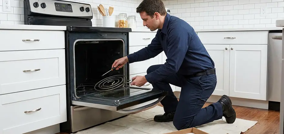 Oven Lower Heating Element Replacement in Watertown